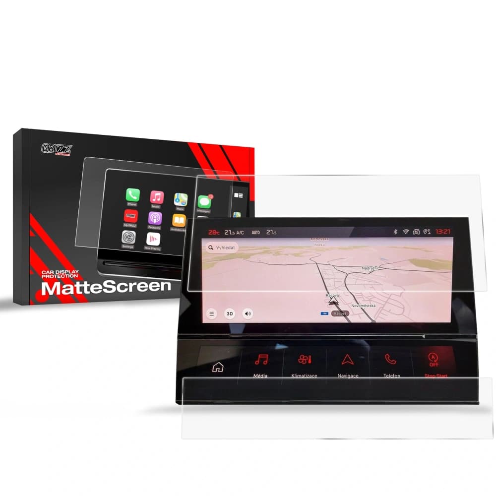 Matte GrizzGlass CarDisplay Protection Peugeot 408 2022-2025 [2in1] - 1