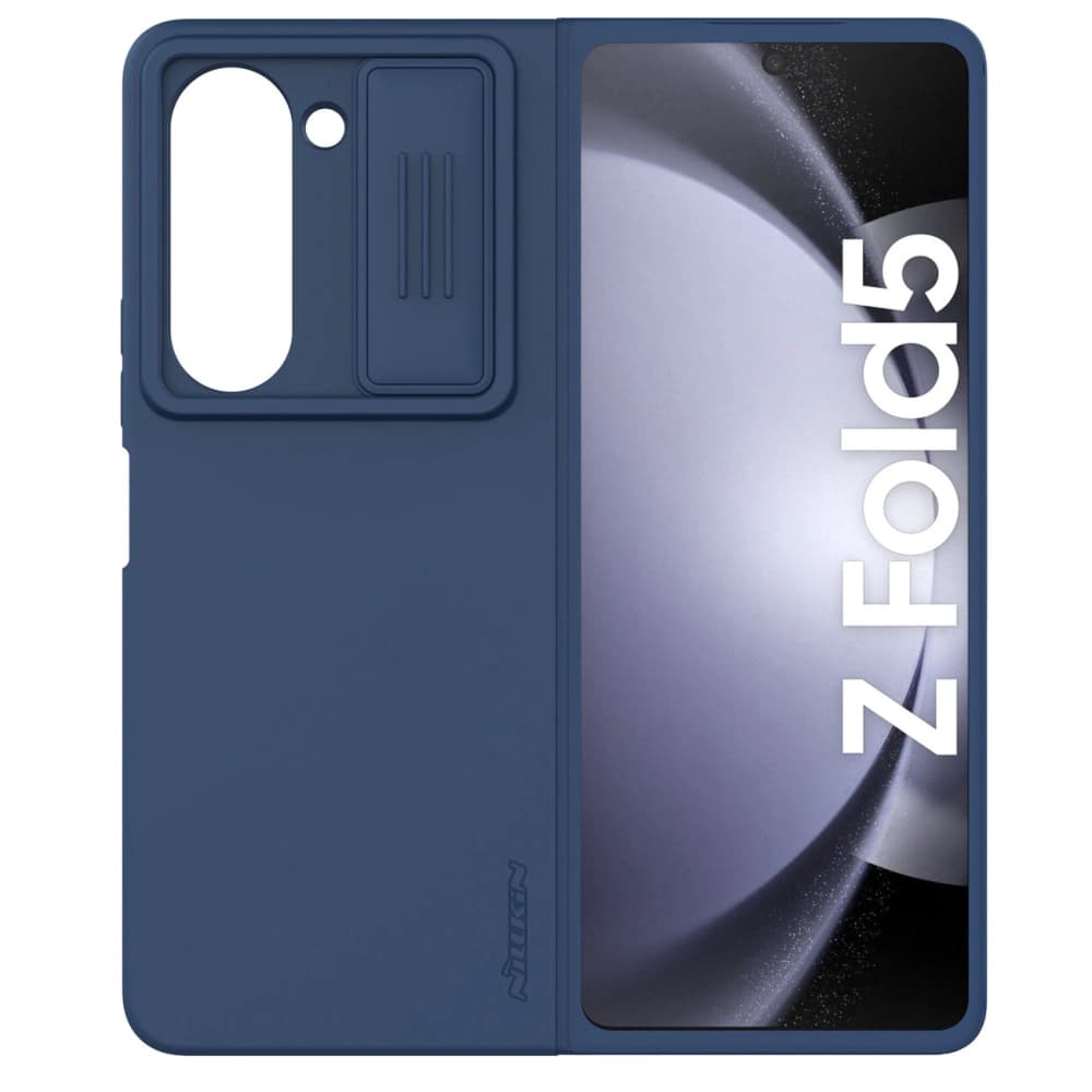 Nillkin CamShield Silky Silicone Case Samsung Galaxy Z Fold5 dark blue - 6