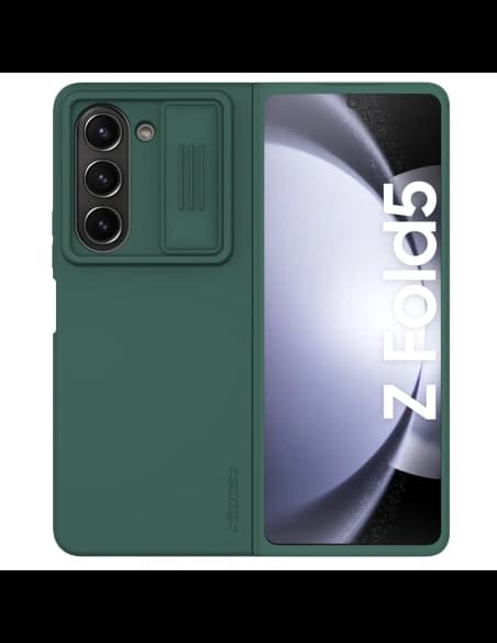 Nillkin CamShield Silky Silicone Case Samsung Galaxy Z Fold5 dark green