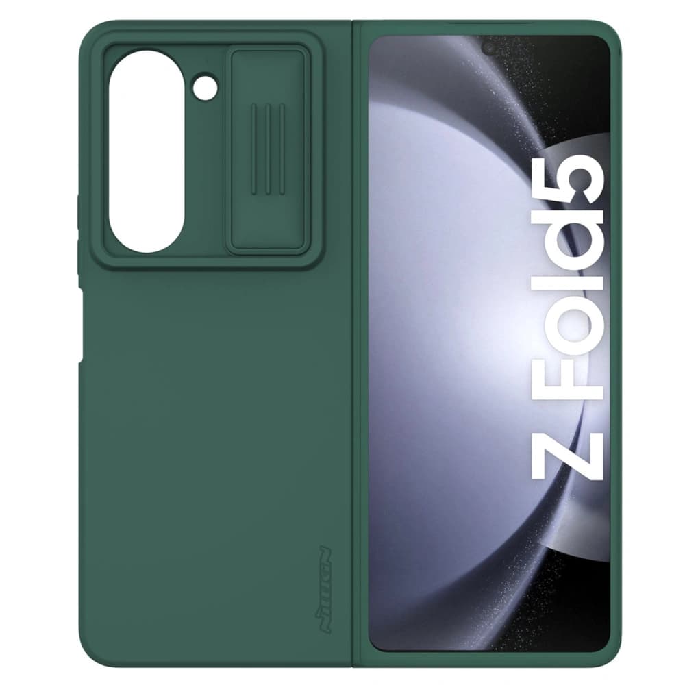 Nillkin CamShield Silky Silicone Case Samsung Galaxy Z Fold5 dark green - 6