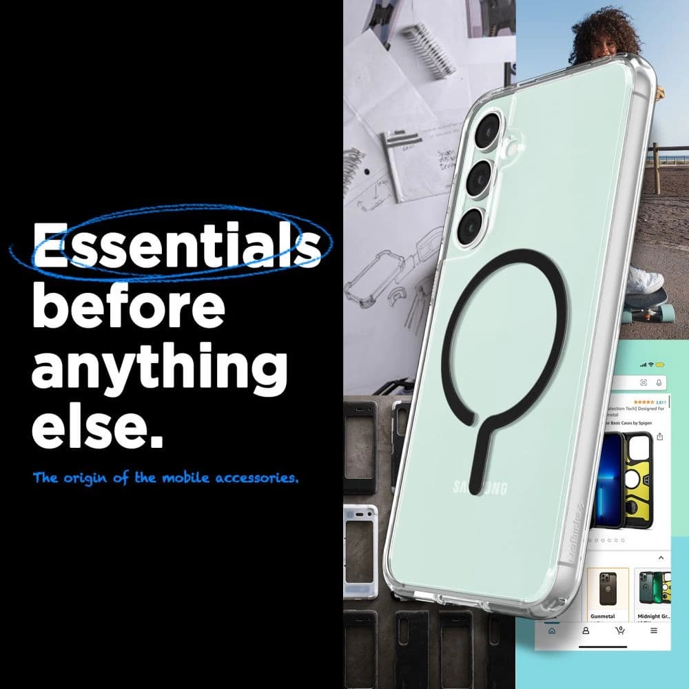 Spigen Samsung Husă Ultra Hybrid OneTap Ring MagSafe Galaxy S23 FE Negru - 15