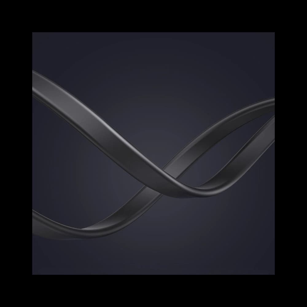 Ploché síťové kabel UGREEN Ethernet RJ45 Cat.7 STP LAN 10Gbps 3m černý - 24