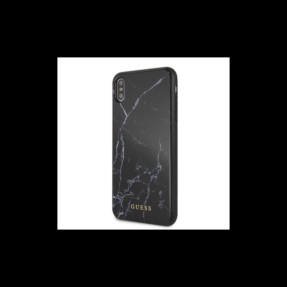 Etui Guess GUHCI65HYMABK Apple iPhone XS Max negru/marmură black - 2