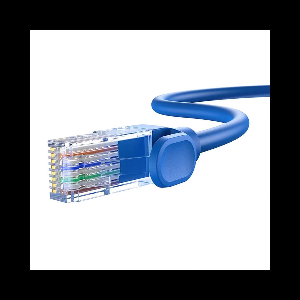 Hálózati kábel Baseus Ethernet RJ45 Cat.6 1000Mbps 0,5m (kék) - 6