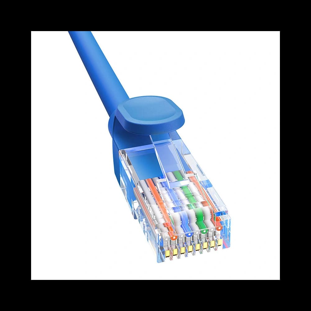 Hálózati kábel Baseus Ethernet RJ45 Cat.6 1000Mbps 1m (kék) - 7