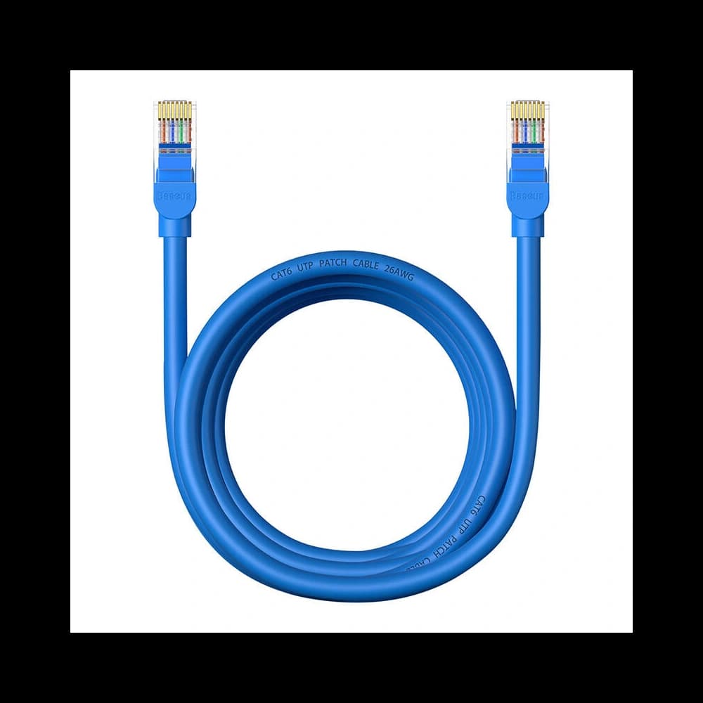 Baseus Ethernet RJ45 Cat.6 1000Mbps network cable 3m (blue) - 2