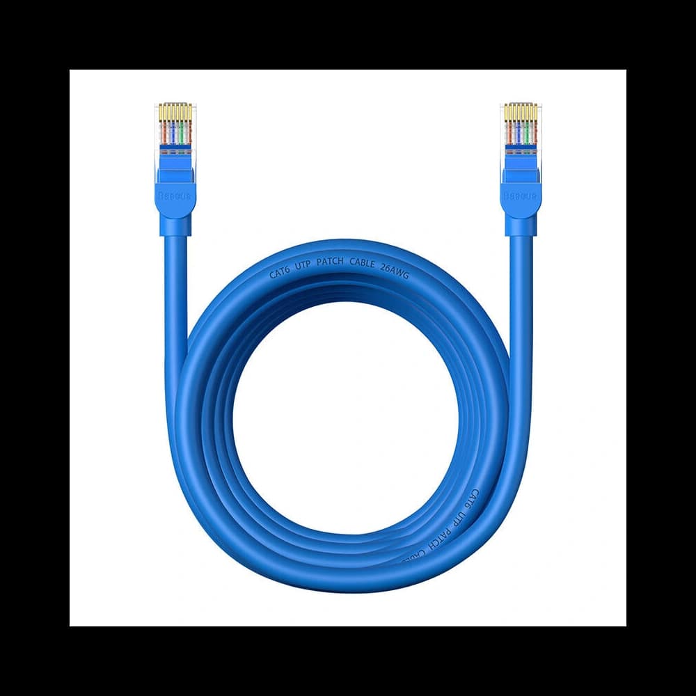 Baseus Ethernet RJ45 Cat.6 1000Mbps network cable 5m (blue) - 2