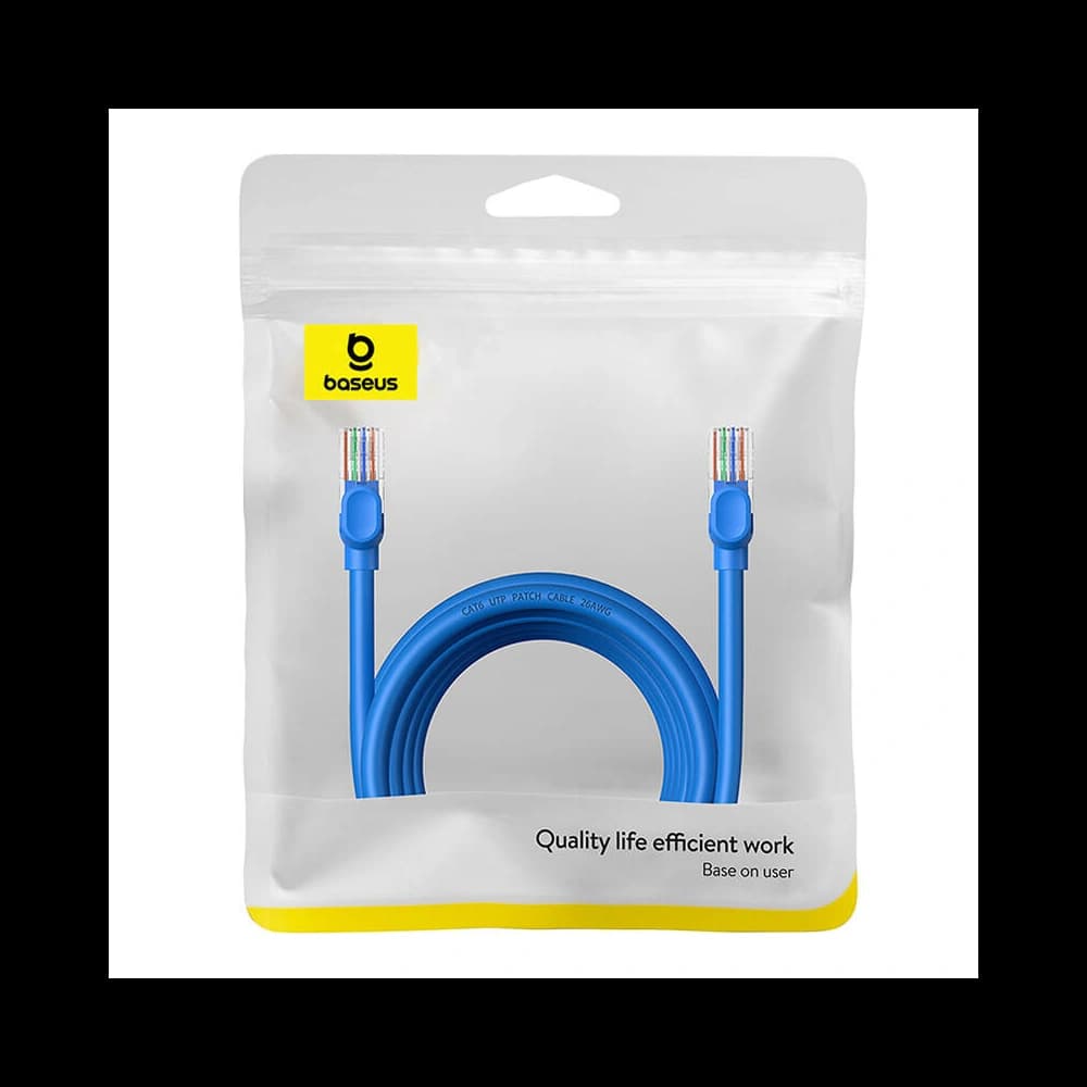 Baseus Ethernet RJ45 Cat.6 1000Mbps network cable 5m (blue) - 9