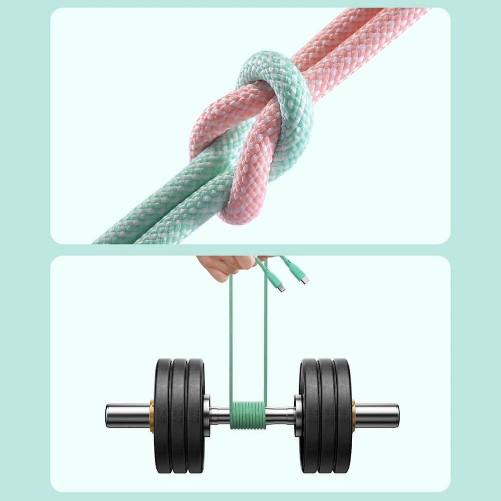 Joyroom Multi-Color Series SA34-CC3 USB-C / USB-C 60W cable 1m black - 13