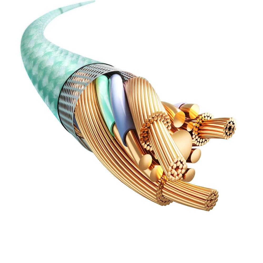 Joyroom Multi-Color Series SA34-CC3 USB-C / USB-C 60W cable 1m black - 17