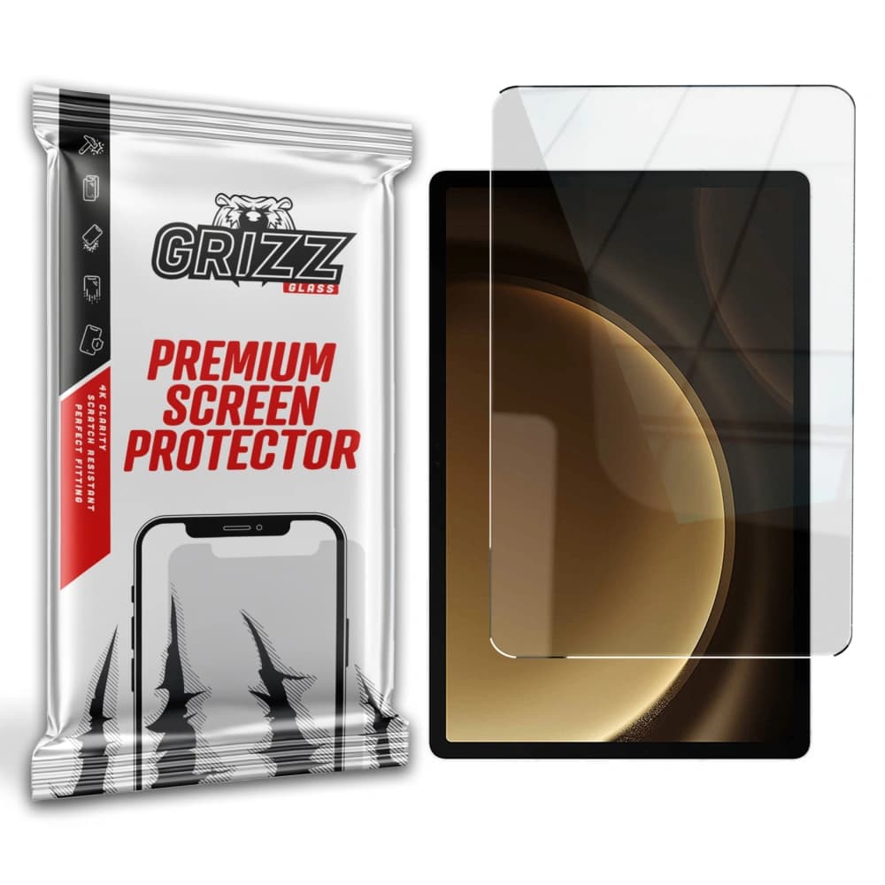 Hybriertes Glas GrizzGlass HybridGlass für Samsung Galaxy Tab S9 FE Plus - 1