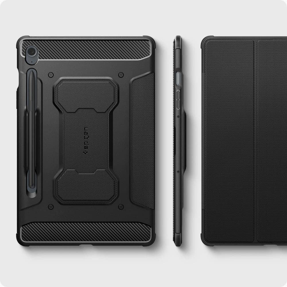 Case Spigen Rugged Armor Pro Samsung Galaxy Tab S9 FE / S10 Lite Schwarz - 12
