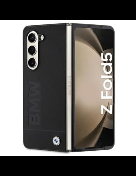 BMW BMHCZFD5SLLBK Samsung Galaxy Z Fold5 hardcase Signature Logo Imprint black