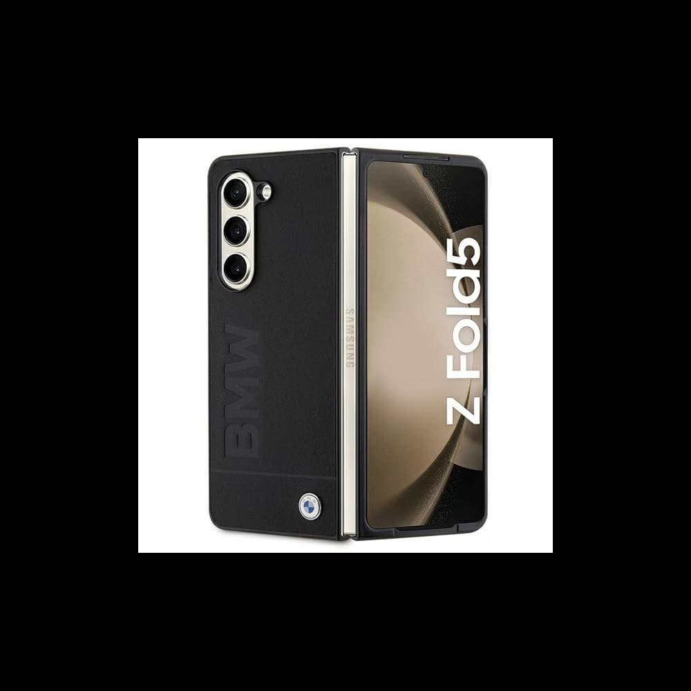 BMW BMHCZFD5SLLBK Samsung Galaxy Z Fold5 hardcase Signature Logo Imprint black - 1