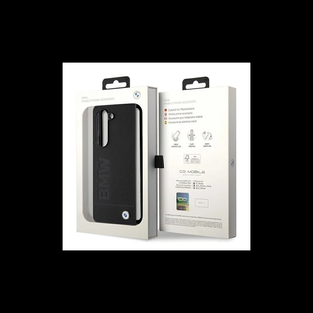 BMW BMHCZFD5SLLBK Samsung Galaxy Z Fold5 hardcase Signature Logo Imprint black - 7