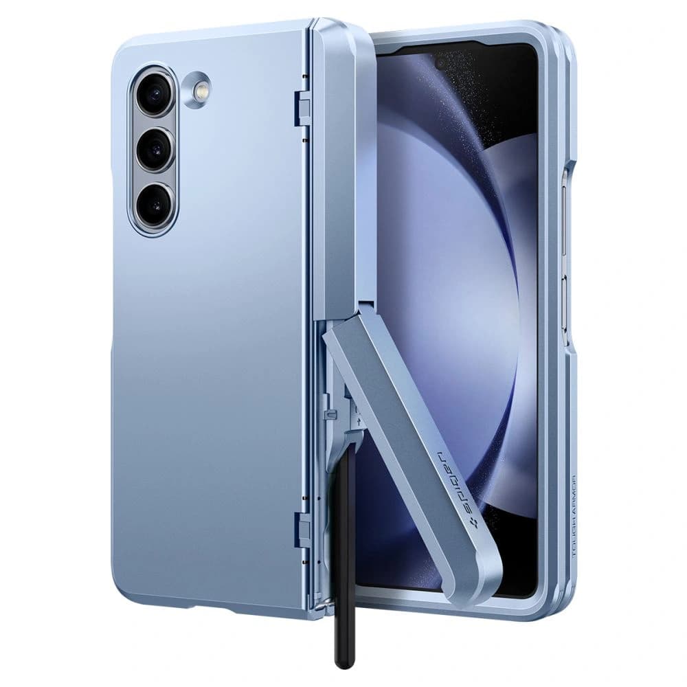 Case Spigen Tough Armor Pro Pen Samsung Galaxy Z Fold5 Sierra Blau - 1