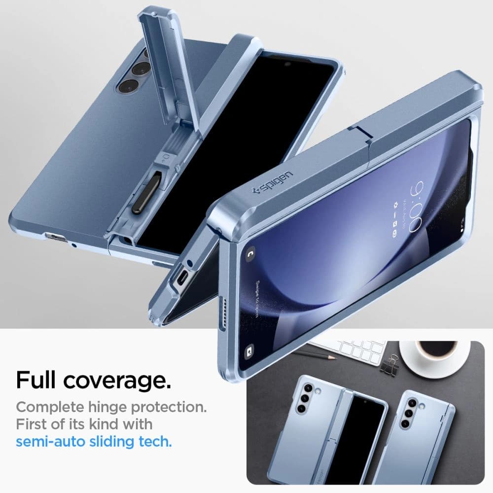 Case Spigen Tough Armor Pro Pen Samsung Galaxy Z Fold5 Sierra Blau - 17