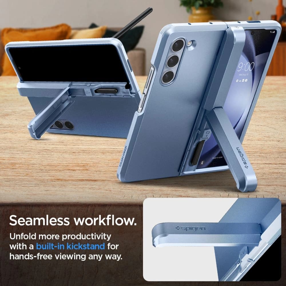 Case Spigen Tough Armor Pro Pen Samsung Galaxy Z Fold5 Sierra Blau - 21