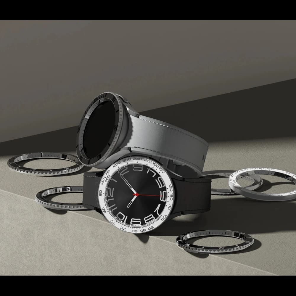 Nakládka Ringke Bezel Styling 47-80 Samsung Galaxy Watch 6 Classic 47mm Nerezová stříbrná - 8