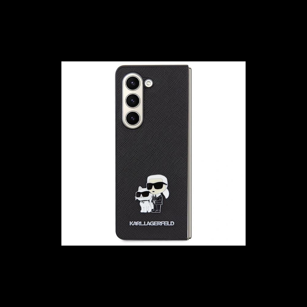 Karl Lagerfeld KLHCZFD5SAKCNPK Samsung Galaxy Z Fold5 hardcase Saffiano Karl&Choupette Pin black - 2