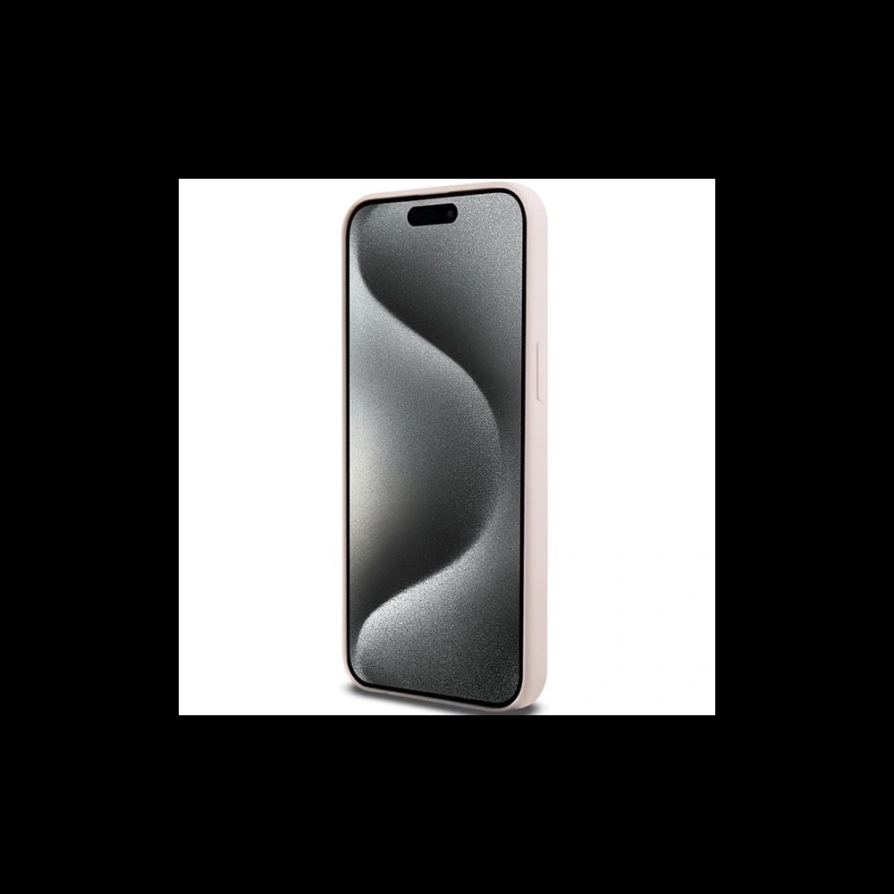 Karl Lagerfeld Carcasă KLHCP15LSKSBMCP iPhone 15 Pro roz / roz hardcase Carcasă silicon Karl Script - 5
