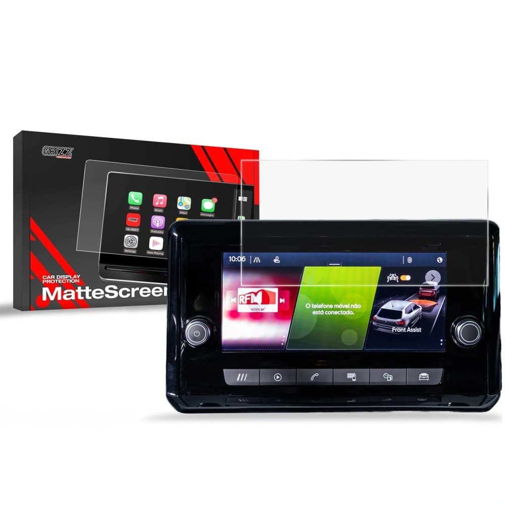 Matte GrizzGlass CarDisplay Protection Seat Ateca 8,25" 2020-2024 - 1