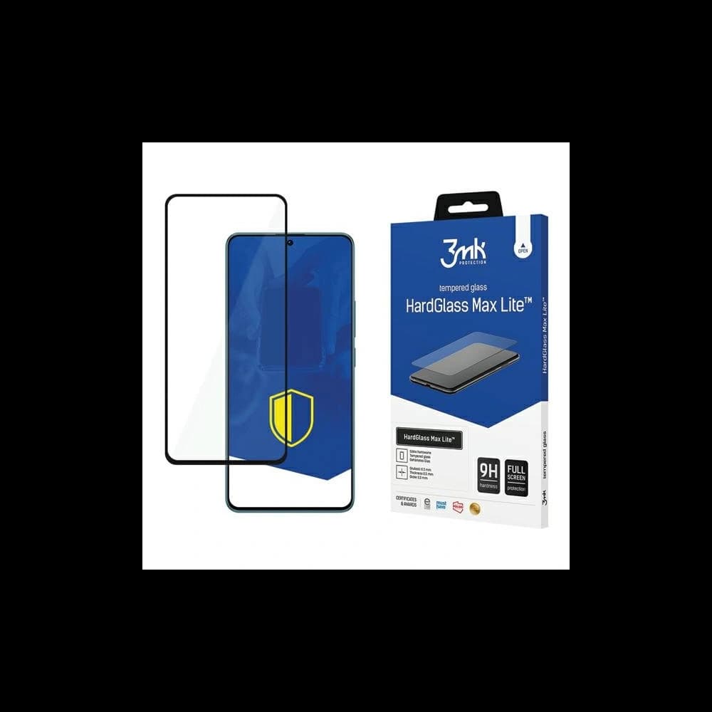 Gehärtetes Glas 3MK HardGlass Max Lite Xiaomi Redmi Note 13 4G schwarz/black - 1