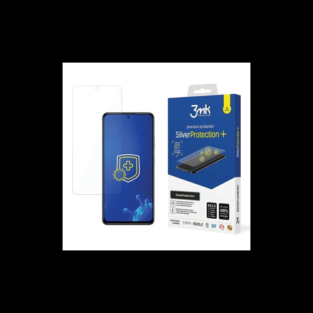 3MK Xiaomi Folie de protecție antimicrobiană SilverProtect+ Redmi Note 12 Pro 4G - 1