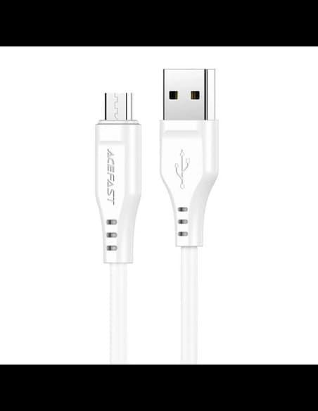 Kabel Acefast C3-09 USB-A / micro USB, 60W, 1.2m (biały)