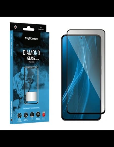 Tvrzené sklo MyScreen Diamond Glass Edge Full Glue Honor Play 8T černé/black