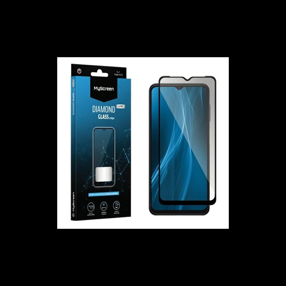 MyScreen Diamond Glass Edge Lite Full Glue Honor X6a black  - 1