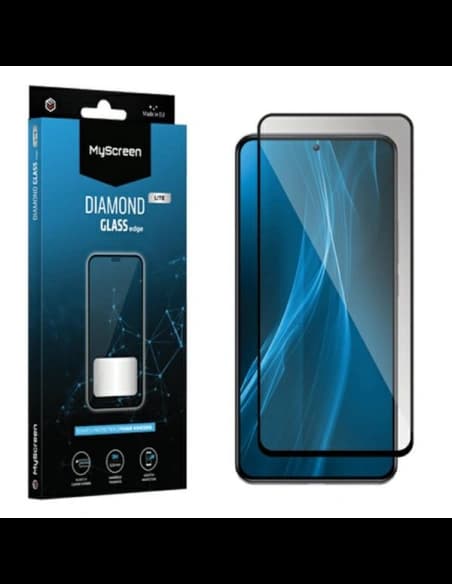 Gehärtetes Glas MyScreen Diamond Glass Edge Lite Full Glue Samsung Galaxy A05 / 05s schwarz/black
