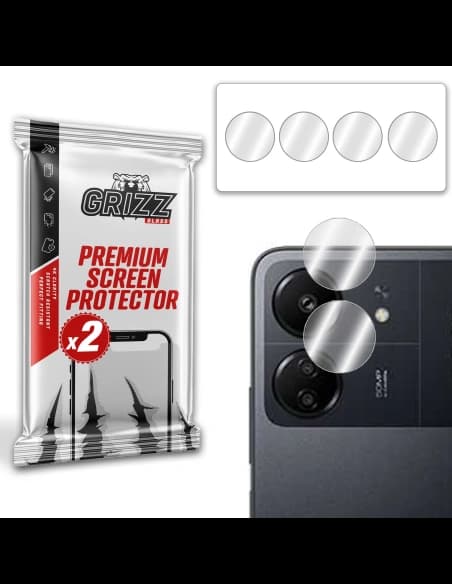 Üveg a GrizzGlass HybridGlass kamerához Xiaomi Poco C65-hez