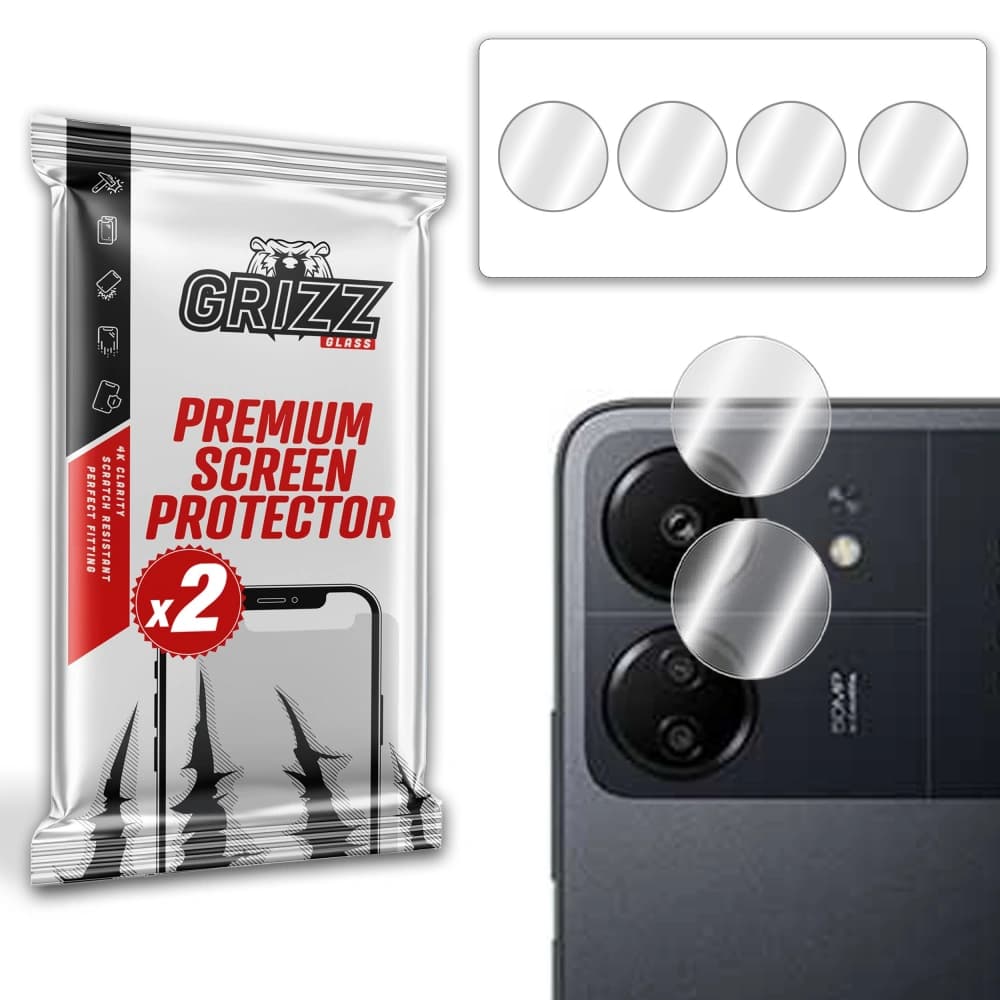 Üveg a GrizzGlass HybridGlass kamerához Xiaomi Poco C65-hez