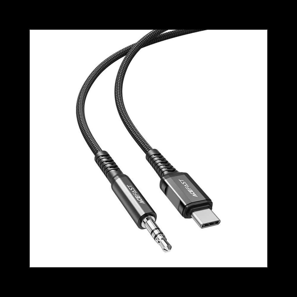 Acefast C1-08 cable USB-C / mini jack 3,5mm 1.2m (black) - 1