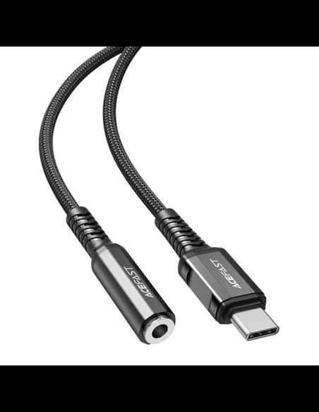 Adapter Acefast C1-07 USB-C / mini jack 3,5mm 18cm (black)