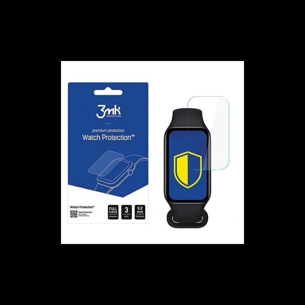 Védőfólia 3MK ARC Watch Protection Xiaomi Mi Band 8 Active - 1
