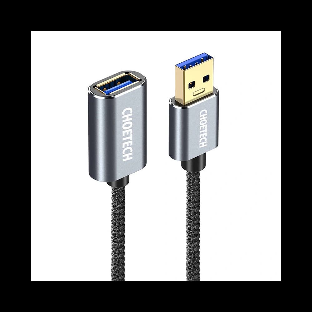 Kábel hosszabbító Choetech XAA001 USB-A 3.0 2m (fekete) - 1