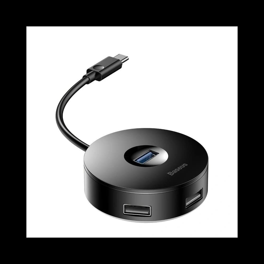 Hub 4w1 USB-C do USB 3.0 + 3x USB 2.0 Baseus 15cm (černý) - 5