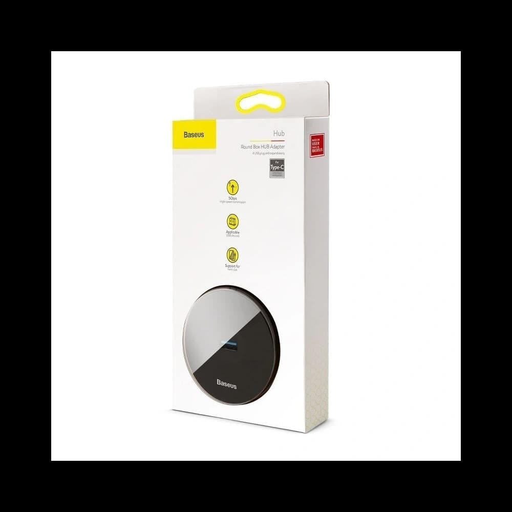 Hub 4w1 USB-C do USB 3.0 + 3x USB 2.0 Baseus 15cm (černý) - 7