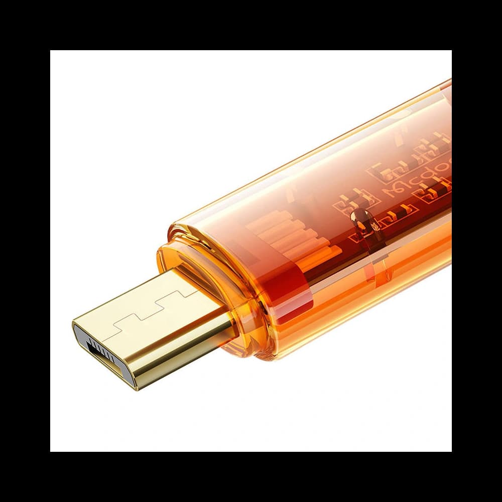 Mcdodo 1.8m Cablu CA-2102 USB-A / microUSB, 3A, (portocaliu) - 2