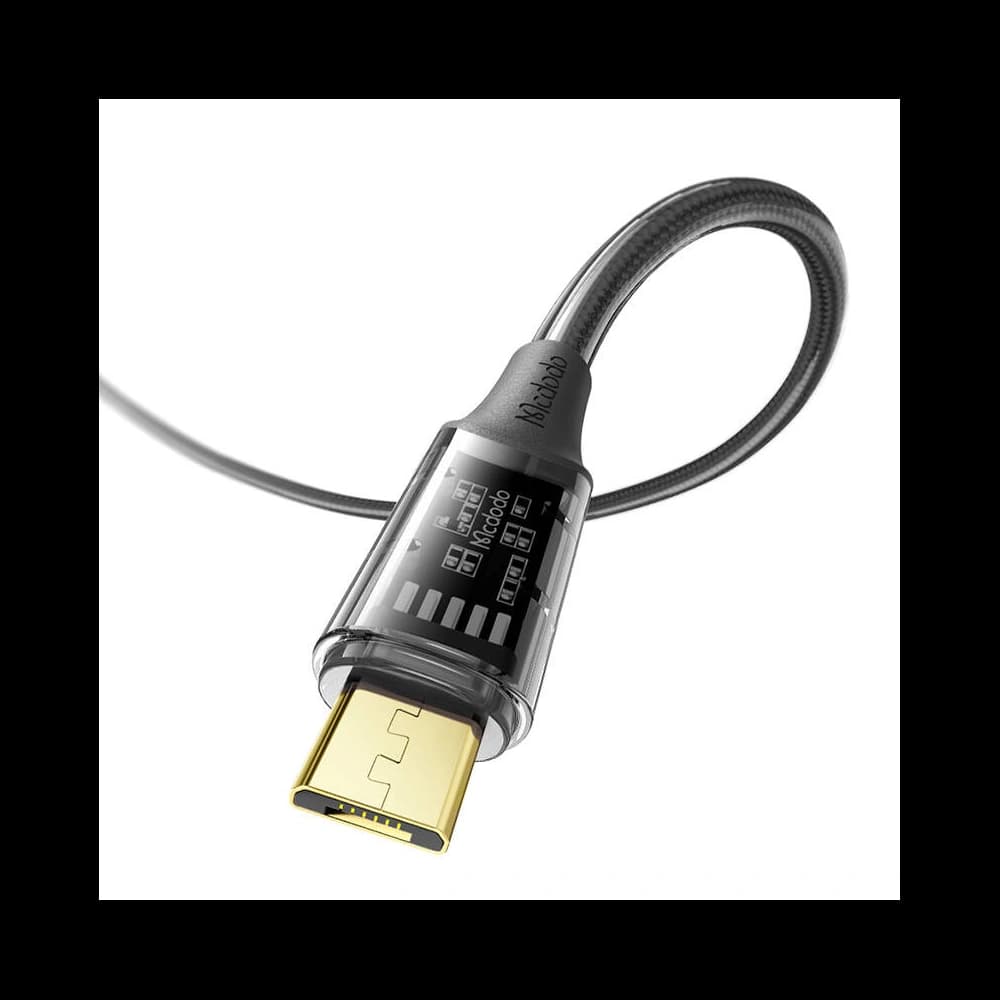 Kabel Mcdodo CA-2100 USB-A / microUSB, QC4, 3A, 1.2m (černý) - 3