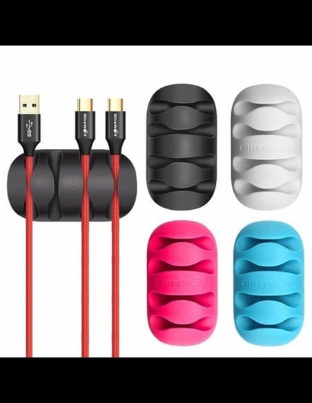 Mini Kabelorganizer BlitzWolf BW-PM2 (4-Slot) mehrfarbig (4 Stück)