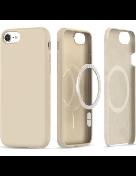 Etui Tech-Protect Silicone MagSafe Apple iPhone SE 2022/SE 2020/8/7 Béžová