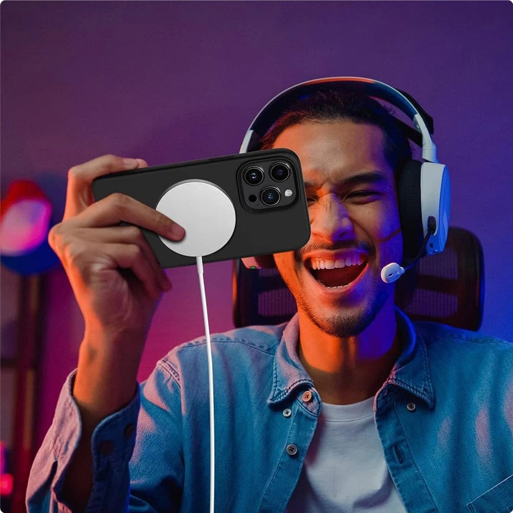 Etui Tech-Protect Silicone MagSafe Apple iPhone SE 2022/SE 2020/8/7 Béžová - 3