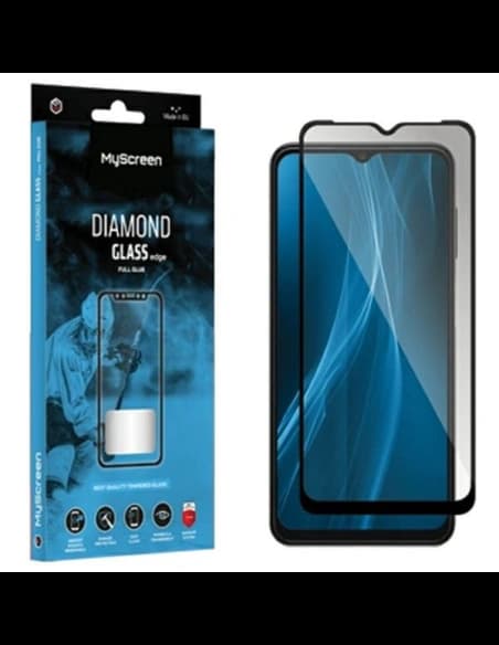 MyScreen Diamond Glass Edge Full Glue Honor X6a black 