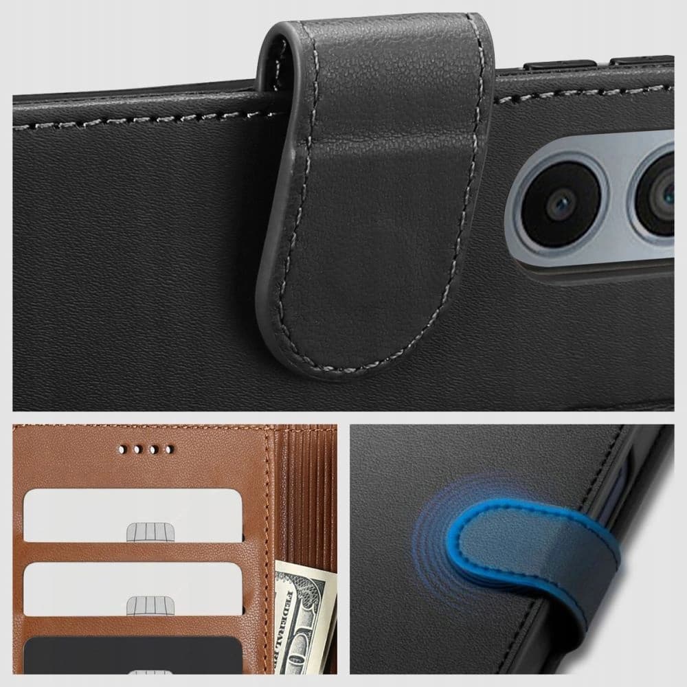 Etui Tech-Protect Wallet Xiaomi Redmi 13C / POCO C65 Fekete - 4