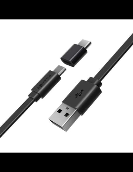 Kabel Micro USB + adaptor USB-C BlitzWolf BW-MT2 2A 0,5m