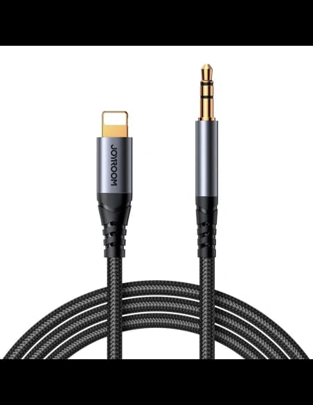 Joyroom SY-A06 cable Lightning / AUX mini jack 3.5mm 1.2m black