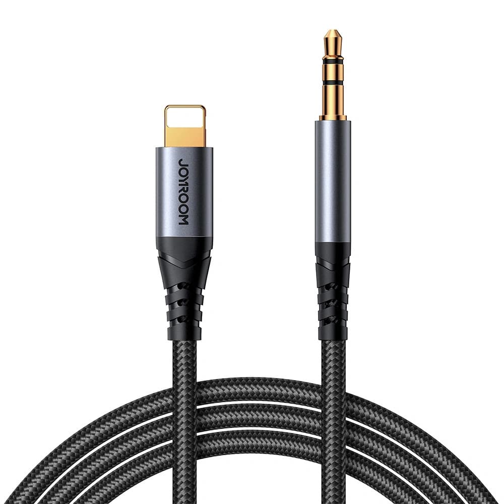 Joyroom SY-A06 cable Lightning / AUX mini jack 3.5mm 1.2m black - 1
